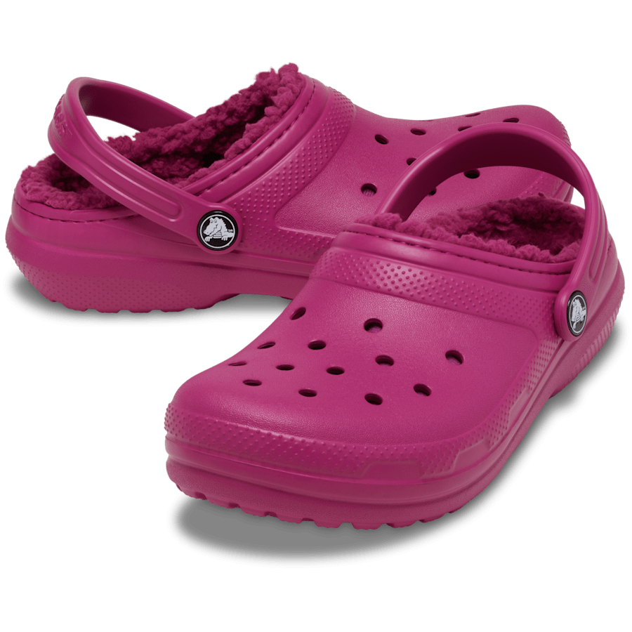 Royal Pink Toddler Classic Lined Clog - Paar - Crocs