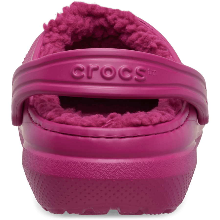 Royal Pink Toddler Classic Lined Clog - Zurück - Crocs