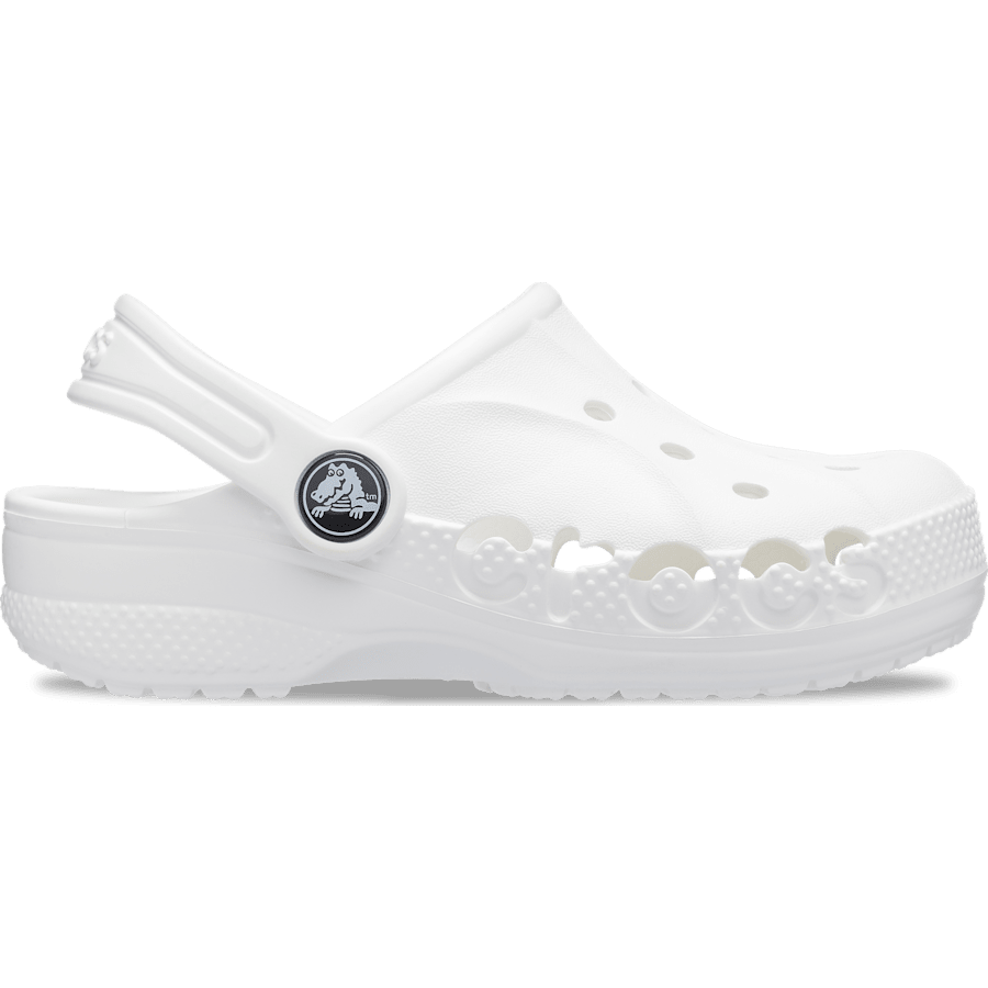 White Toddler Baya Clog - Side - Crocs