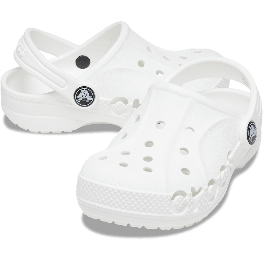 White Toddler Baya Clog - Pair - Crocs