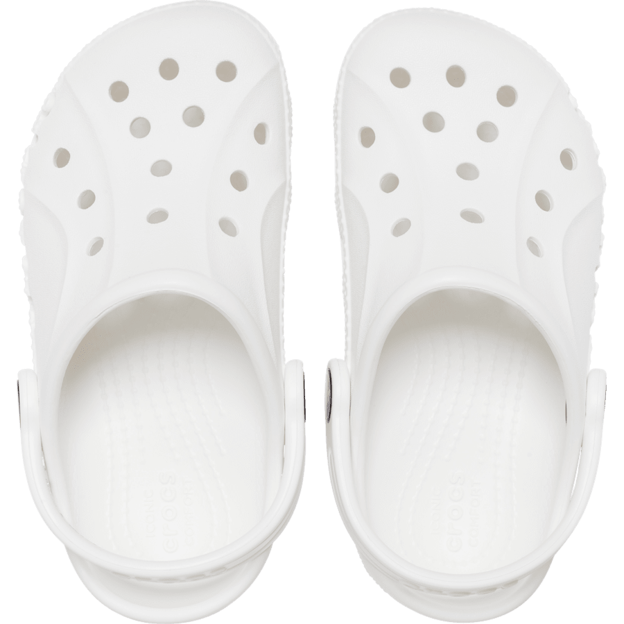 White Toddler Baya Clog - Top - Crocs