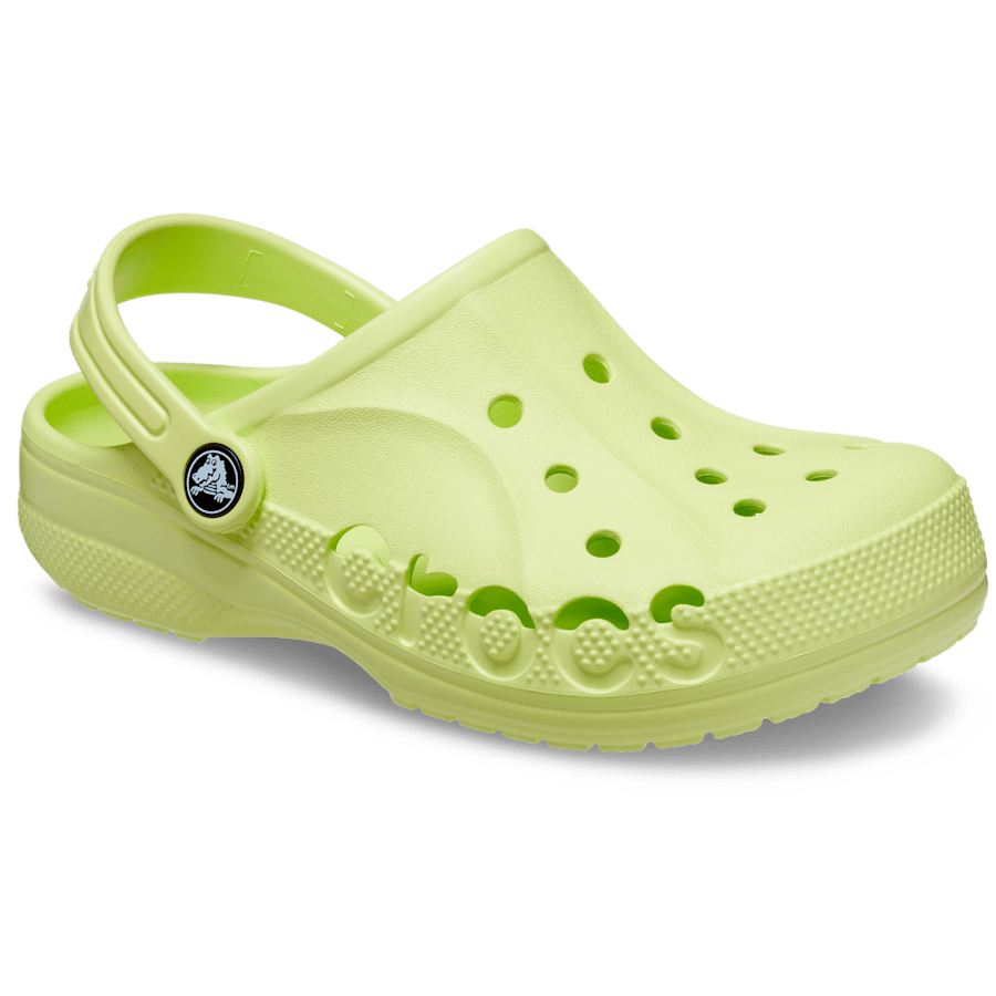 Lime Zest Toddler Baya Clog - Angle - Crocs