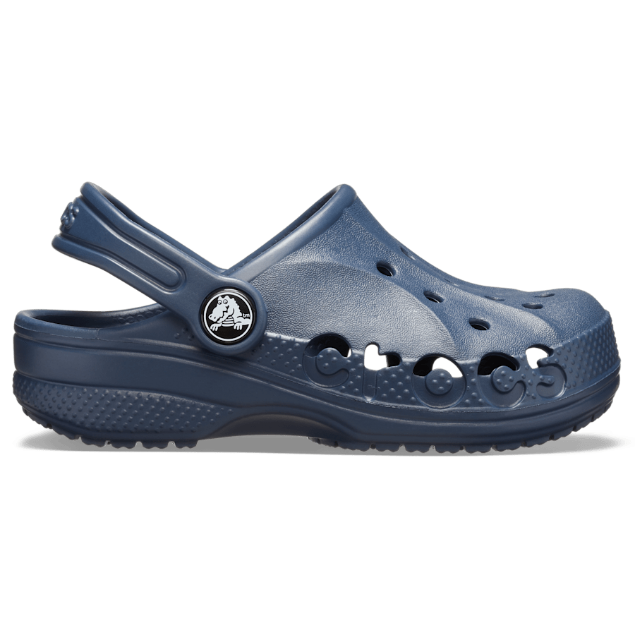 Navy Toddler Baya Clog - Side - Crocs