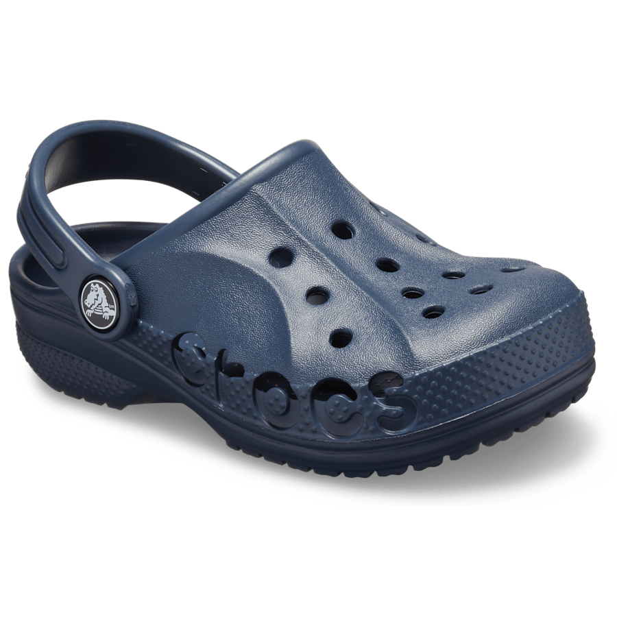 Navy Toddler Baya Clog - Angle - Crocs