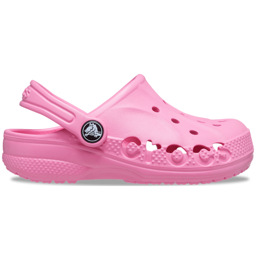 Pink Lemonade Toddler Baya Clog - Side - Crocs