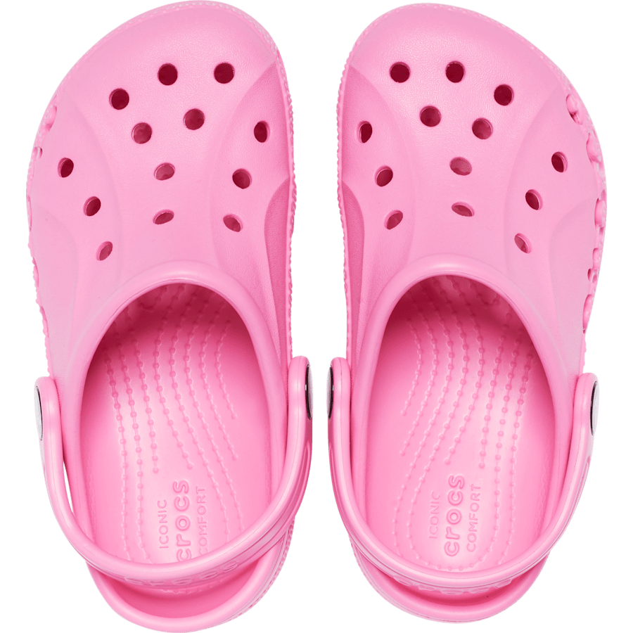 Pink Lemonade Toddler Baya Clog - Top - Crocs