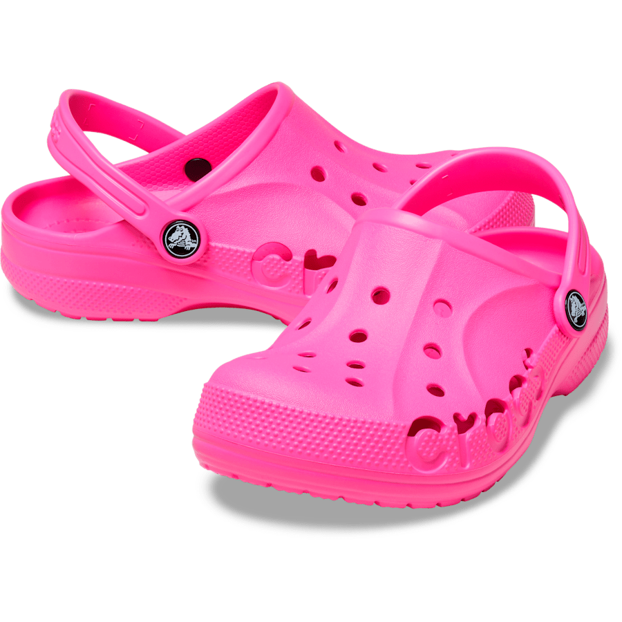 Electric Pink Toddler Baya Clog - Pair - Crocs