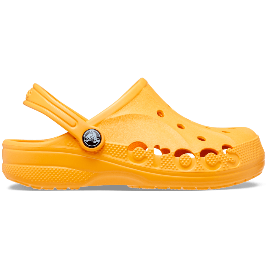 Orange Sorbet Toddler Baya Clog - Side - Crocs
