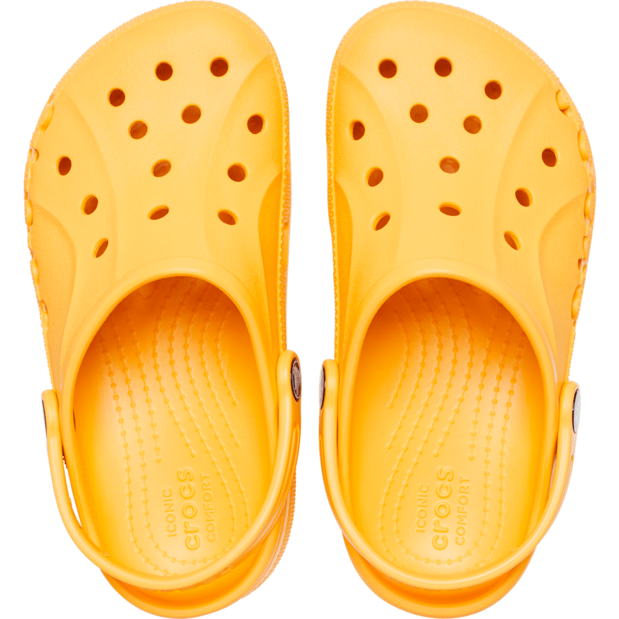 Orange Sorbet Toddler Baya Clog - Top - Crocs