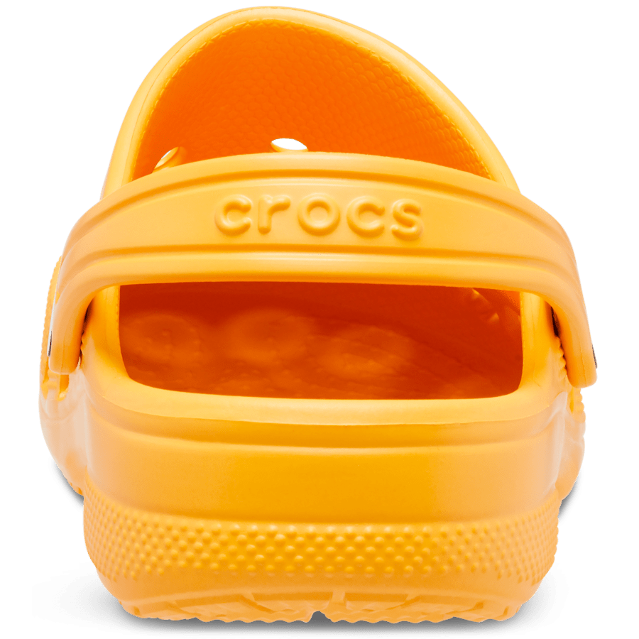 Orange Sorbet Toddler Baya Clog - Back - Crocs
