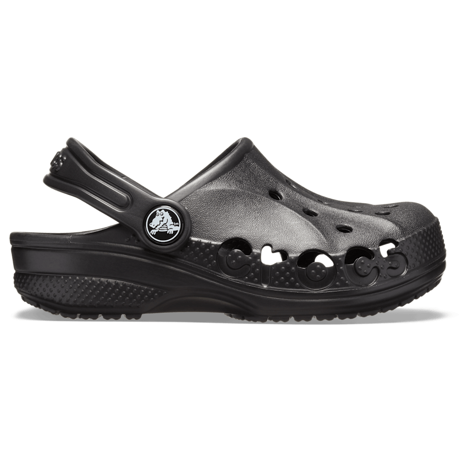 Black Kids' Baya Clog - Side - Crocs