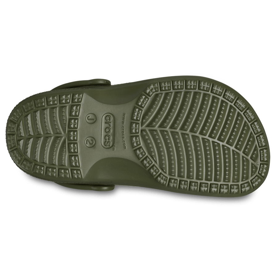 Army Green Kids' Baya Clog - Dessous - Crocs