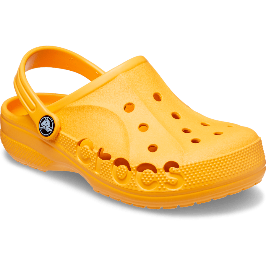 Orange Sorbet Kids' Baya Clog - Angle - Crocs