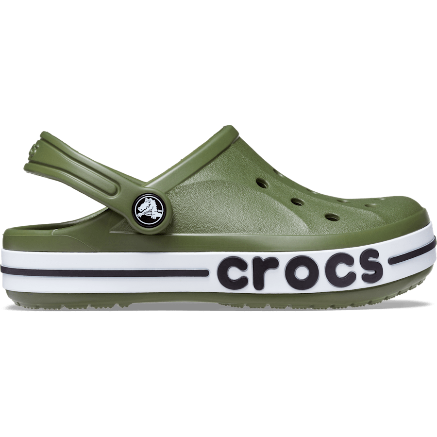 Army Green Toddler Bayaband Clog - Side - Crocs