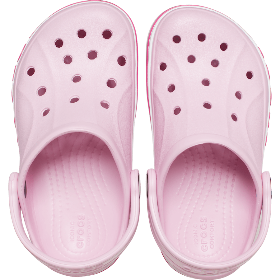 Ballerina Pink / Candy Pink Toddler Bayaband Clog - Top - Crocs