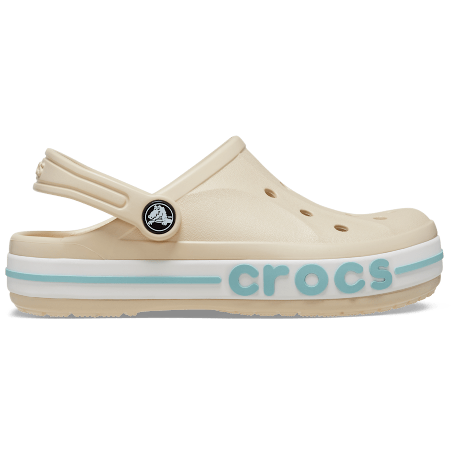Winter White Kids' Bayaband Clog - Side - Crocs