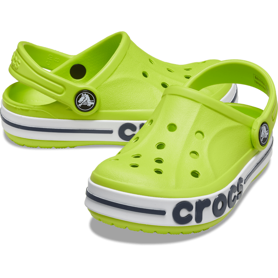 Lime Punch / Navy Kids' Bayaband Clog - Paar - Crocs