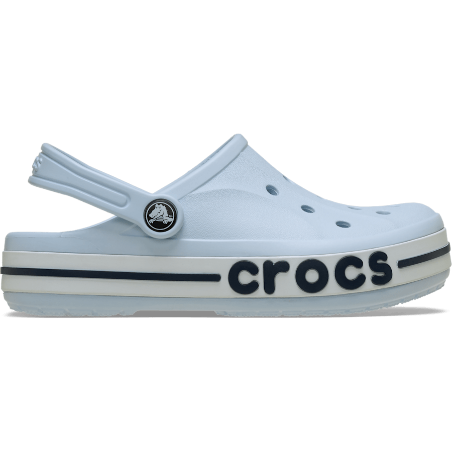 Mineral Blue Kids' Bayaband Clog - Side - Crocs