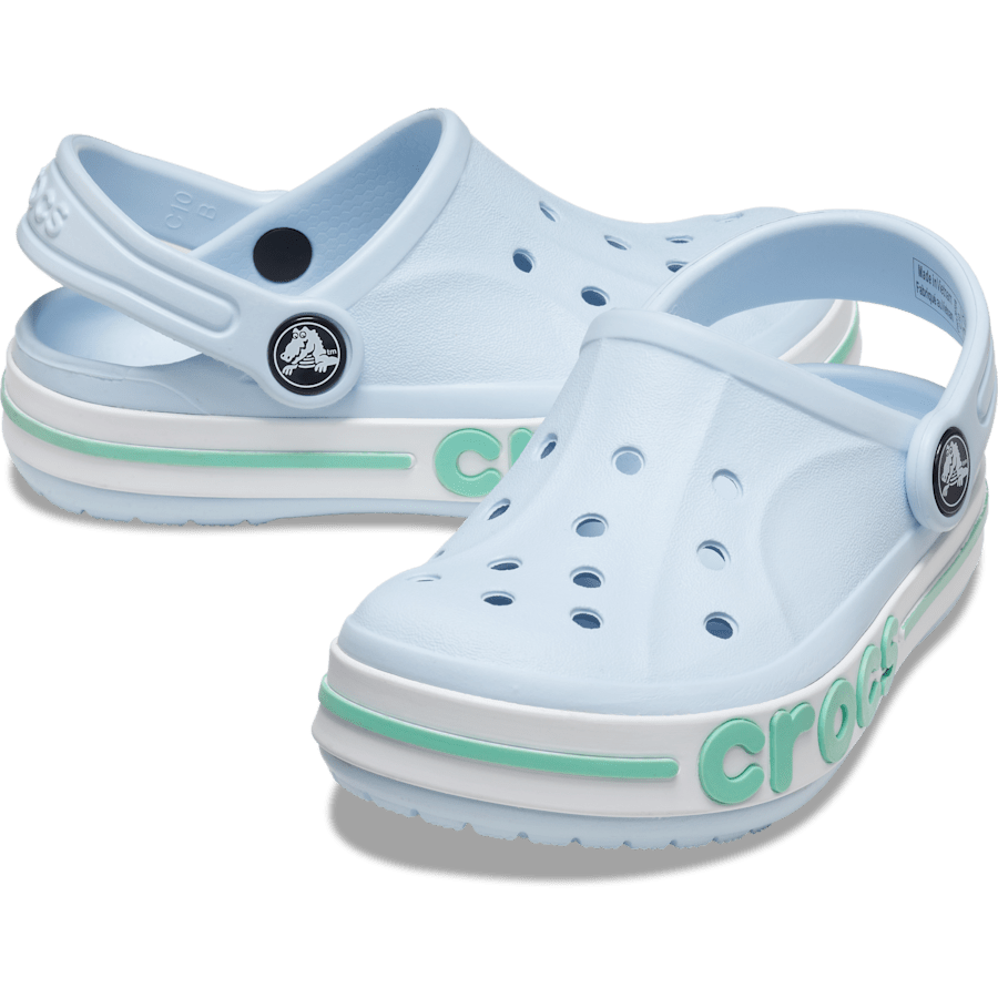 Mineral Blue / Pistachio Kids' Bayaband Clog - Pair - Crocs