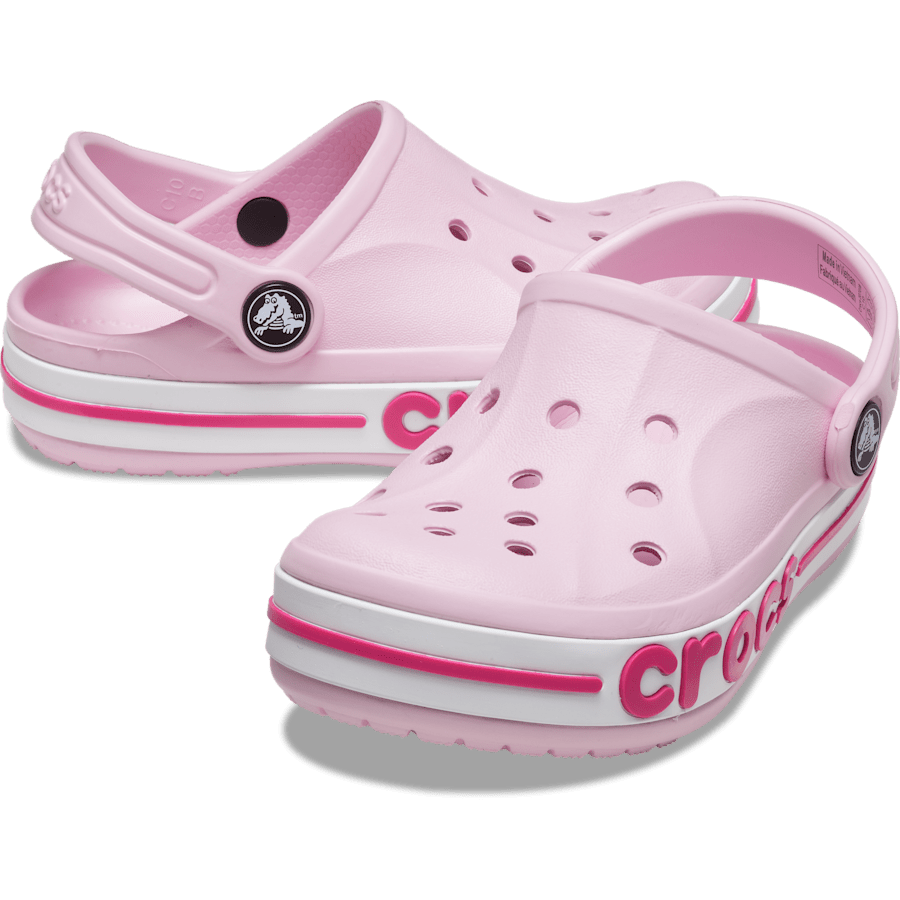 Ballerina Pink / Candy Pink Kids' Bayaband Clog - Pair - Crocs