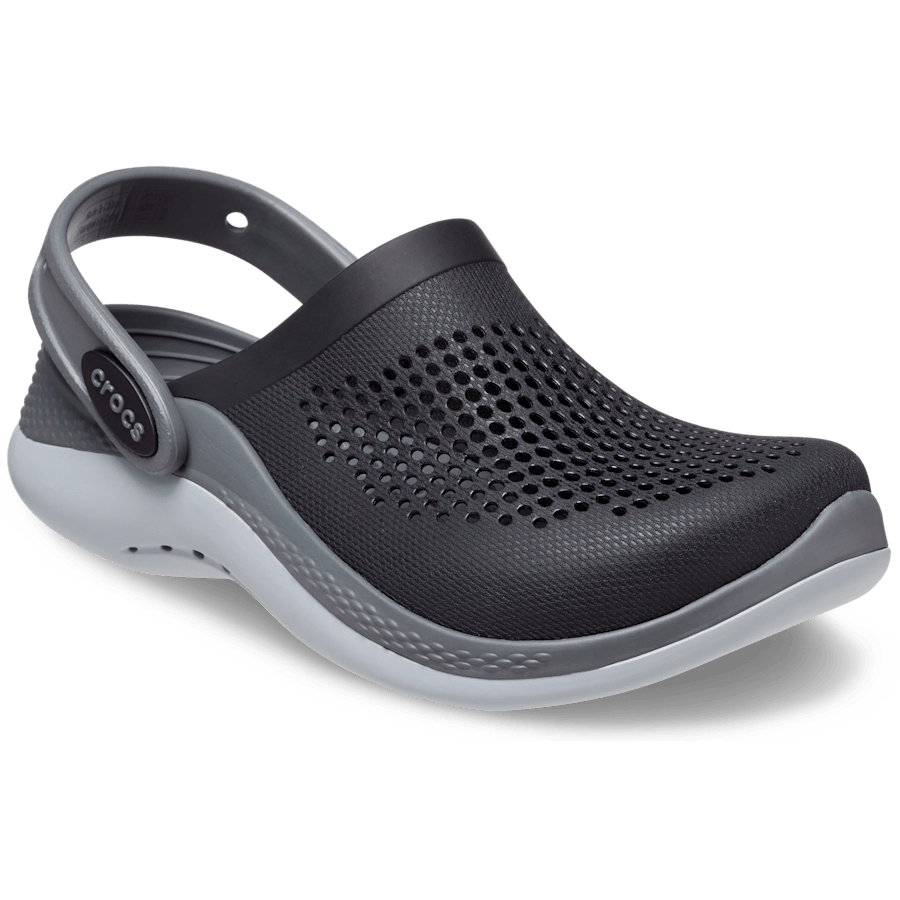 Color LiteRide 360 Clog K Blk/SGy - Angle - Crocs