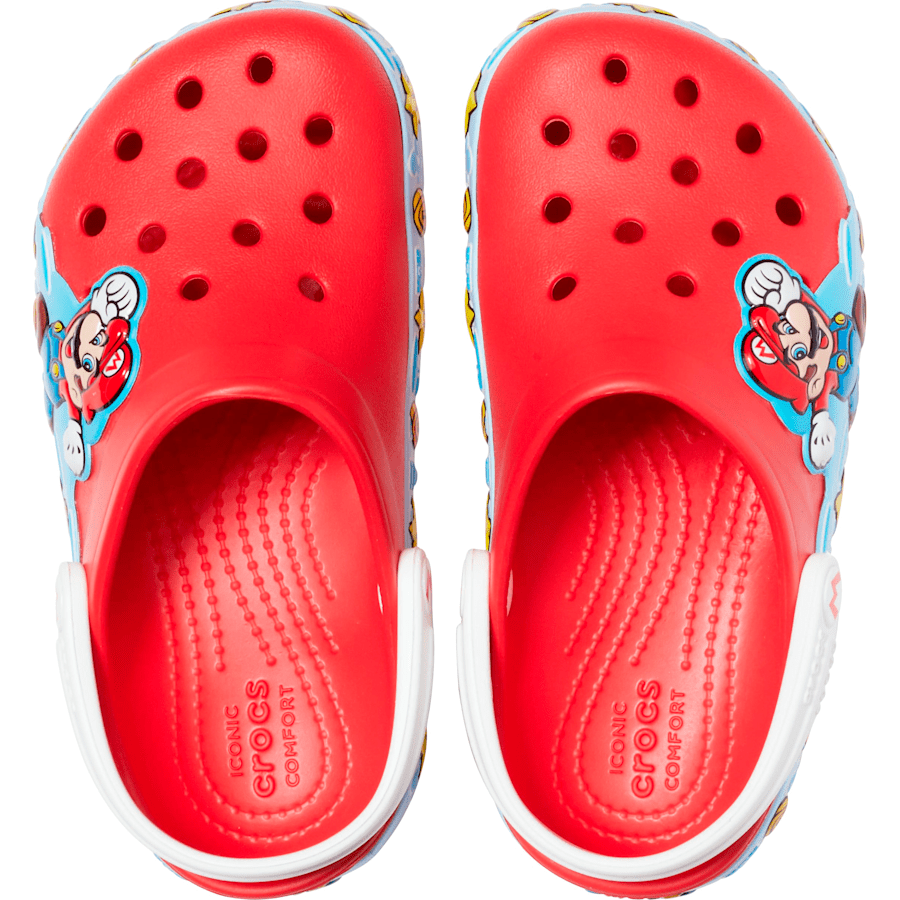 Flame Toddler Crocs Fun Lab Super Mario Lights Clog - Top - Crocs