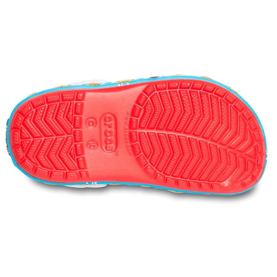 Flame Toddler Crocs Fun Lab Super Mario Lights Clog - Bottom - Crocs