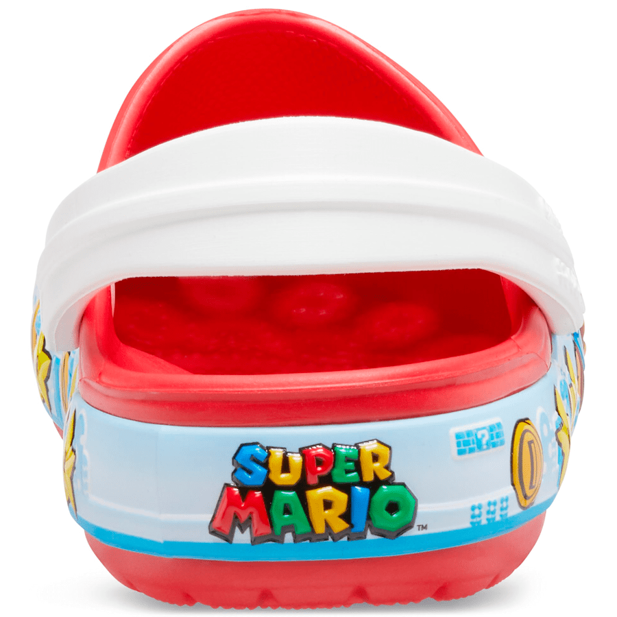 Flame Toddler Crocs Fun Lab Super Mario Lights Clog - Back - Crocs