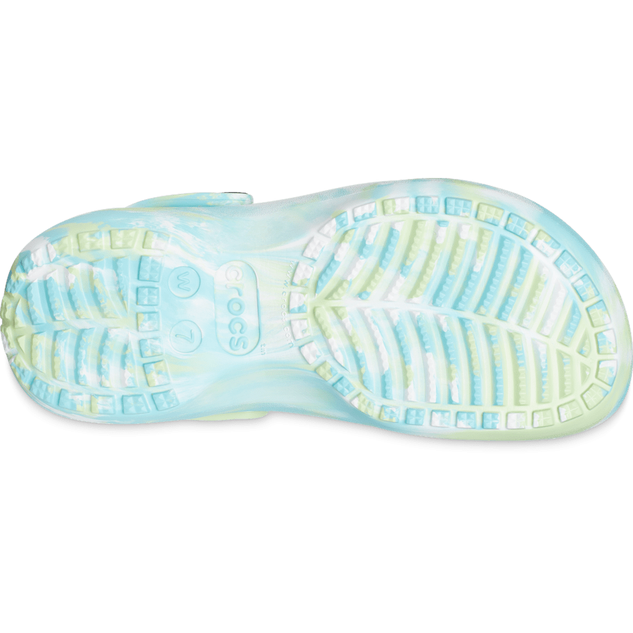 셀러리/멀티 클래식 플랫폼 마블 클로그 우먼 - 바닥면 - Crocs