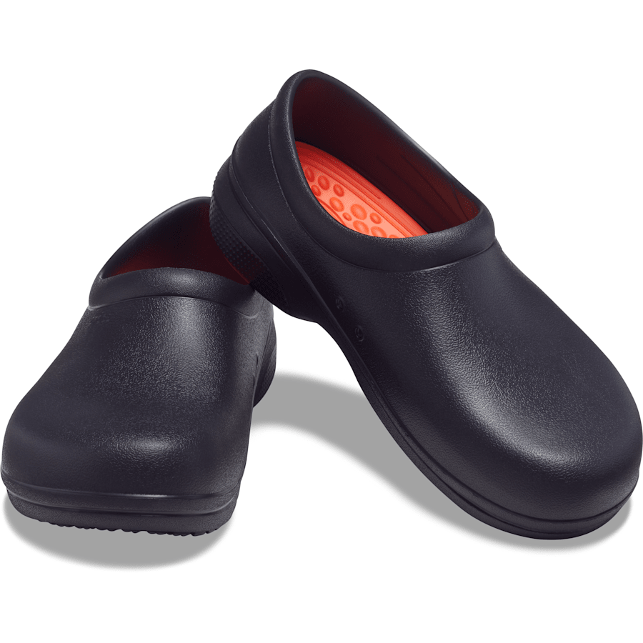 Black Crocs On The Clock LiteRide™ Work Slip-On - Pair - Crocs PFD