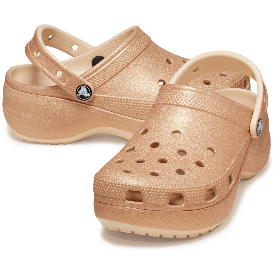 Colour Women's Classic Platform Glitter Clog - Pair - Crocs
