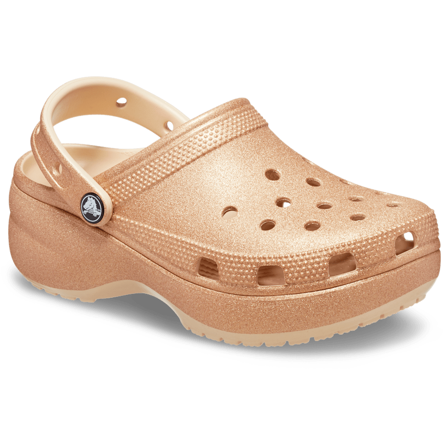 Colour Women's Classic Platform Glitter Clog - Angle - Crocs
