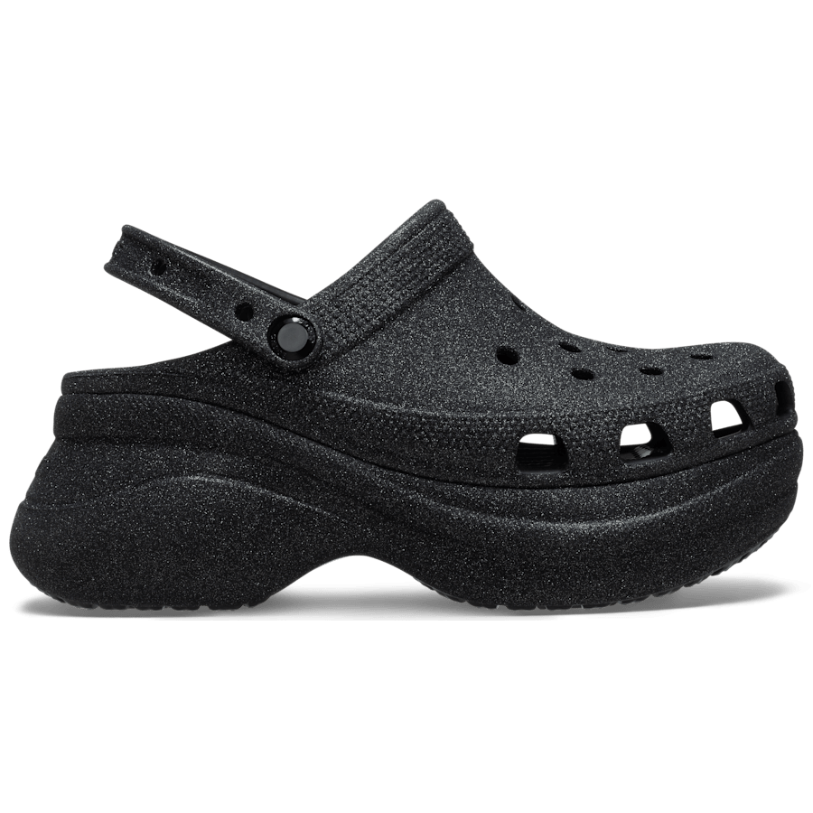 Black Bae Glitter Clog - Side - Crocs