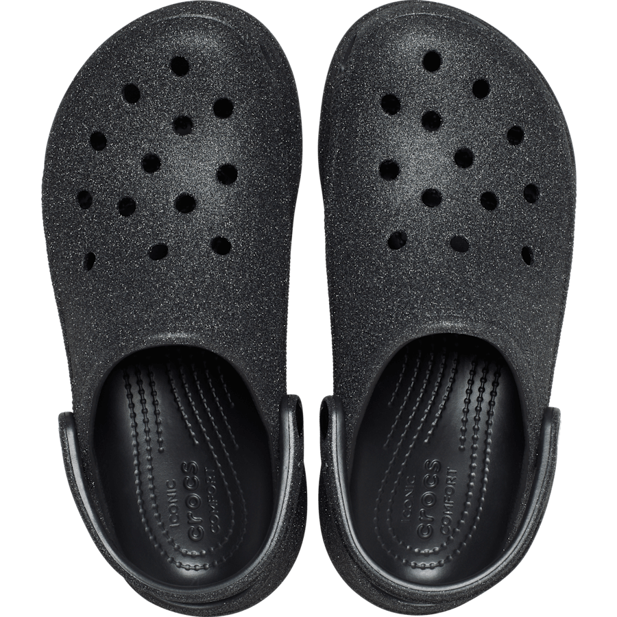 Black Bae Glitter Clog - Top - Crocs