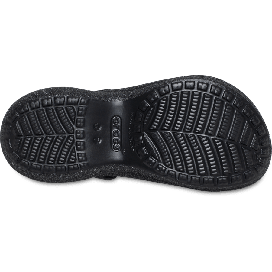 Black Bae Glitter Clog - Bottom - Crocs