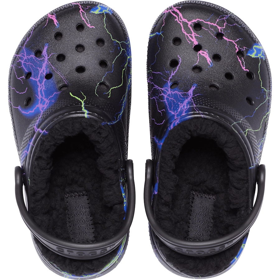 Black / Multi Kids' Classic Lined Out of This World Clog - Top - Crocs