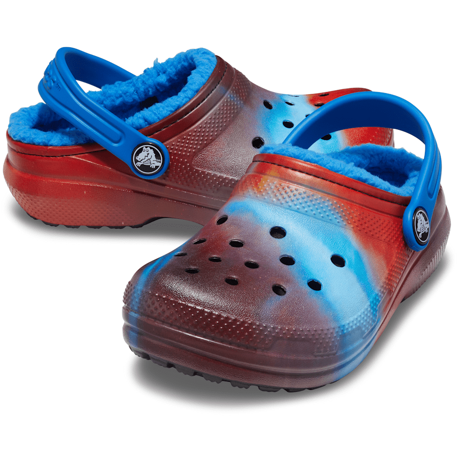 Bright Cobalt Kids' Classic Lined Out of This World Clog - Pair - Crocs