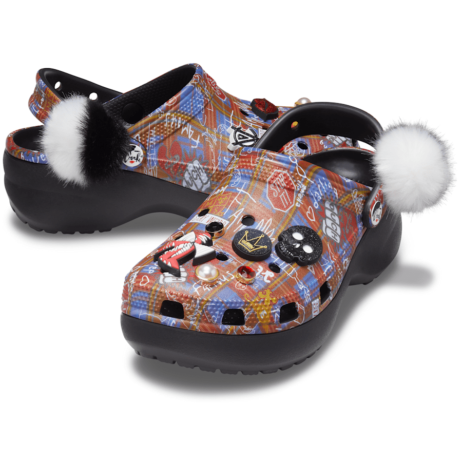 Color Classic Cruella II PlatformCgW Blk - Pair - Crocs