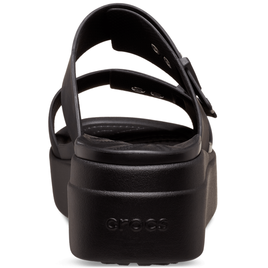Black Brooklyn Buckle - Back - Crocs