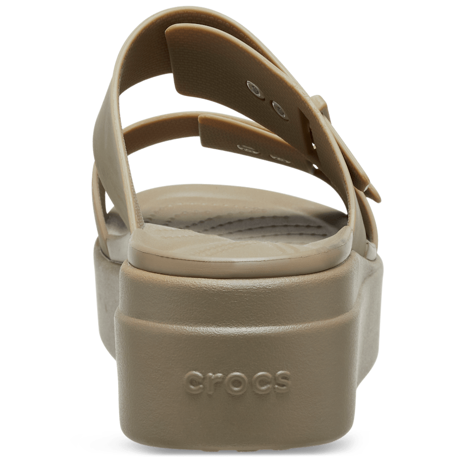 Khaki Brooklyn Buckle - Back - Crocs