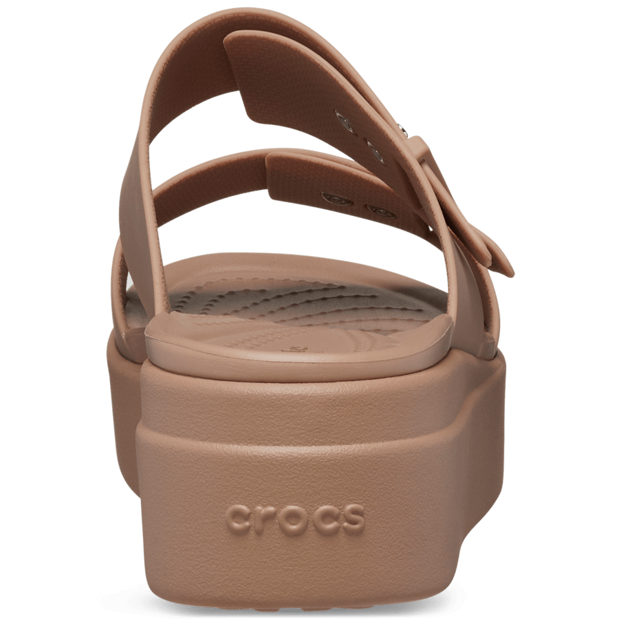 Latte Brooklyn Buckle - Back - Crocs