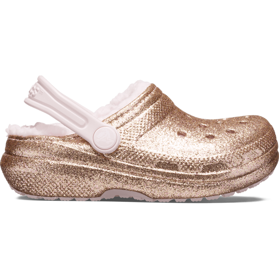 Toddler Classic Lined Glitter Clog