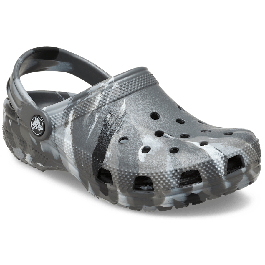 カラー 【18～21cm】クラシック マーブル クロッグ キッズ - アングル - Crocs