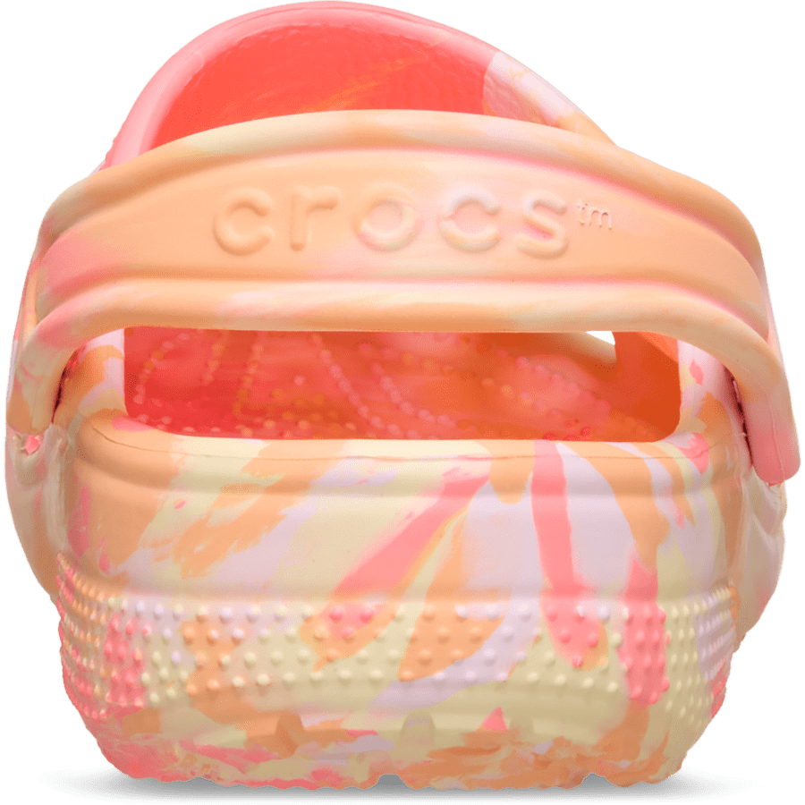 Crocs Kids' Classic Marbled Clog — Guava / Multi