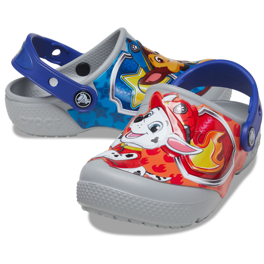 Light Grey Toddler Fun Lab Paw Patrol Patch Clog - Paire - Crocs