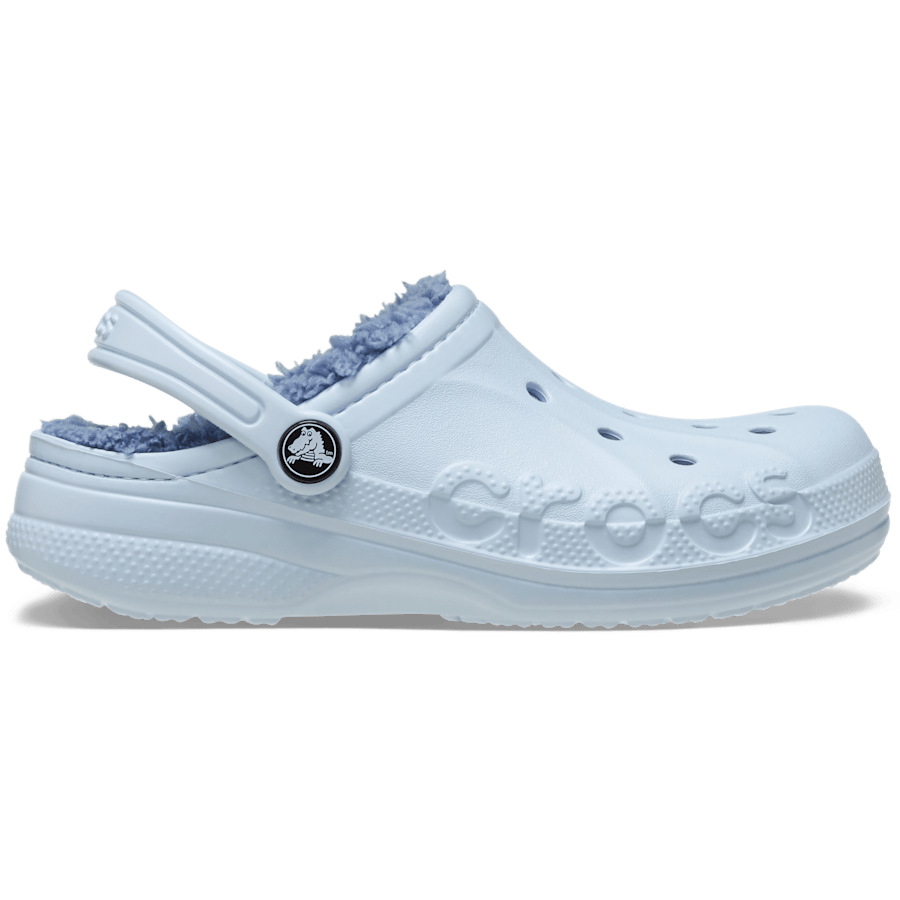 Mineral Blue Kids’ Baya Lined Clog - Side - Crocs