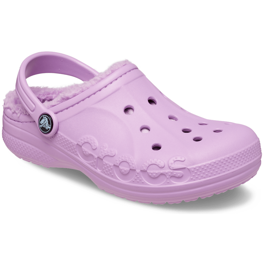 Orchid / Orchid Kids’ Baya Lined Clog - Angle - Crocs