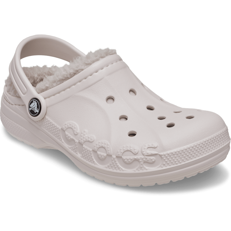 Barely Pink Kids’ Baya Lined Clog - Angle - Crocs
