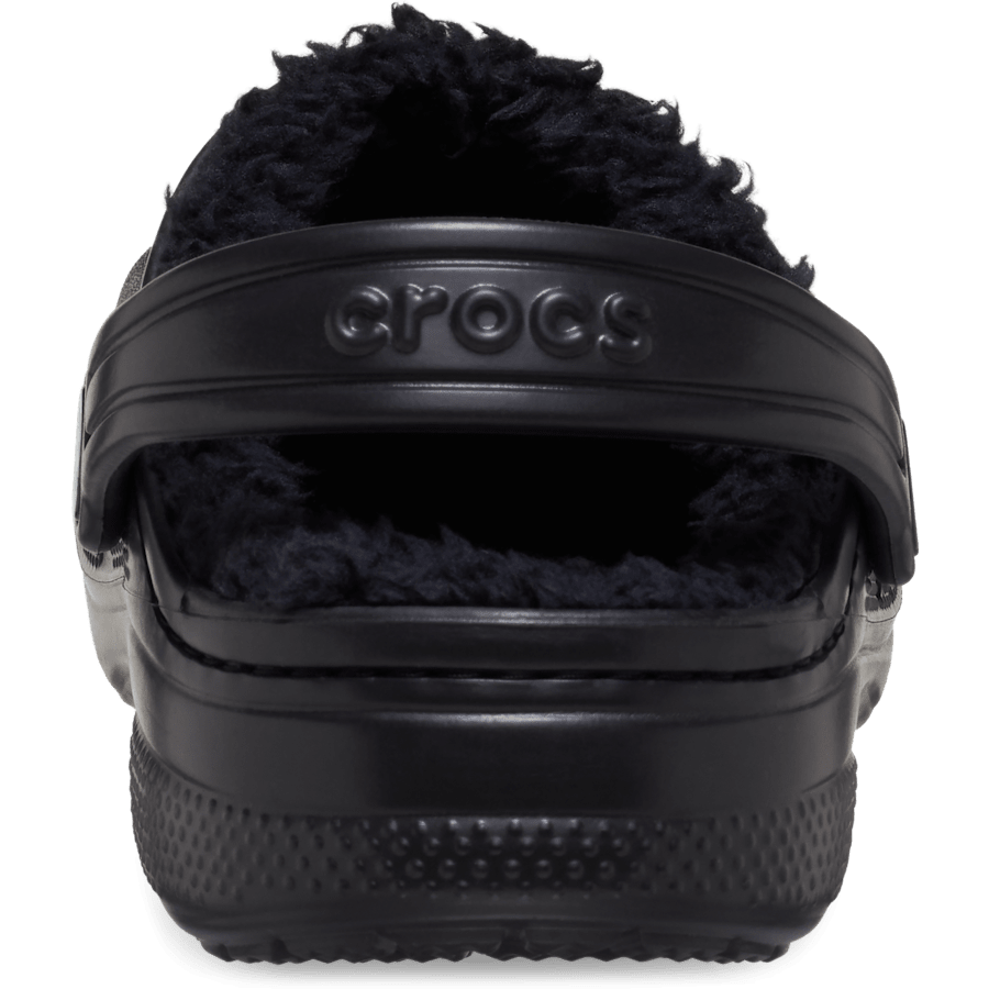 Black Toddler Baya Lined Clog - Back - Crocs