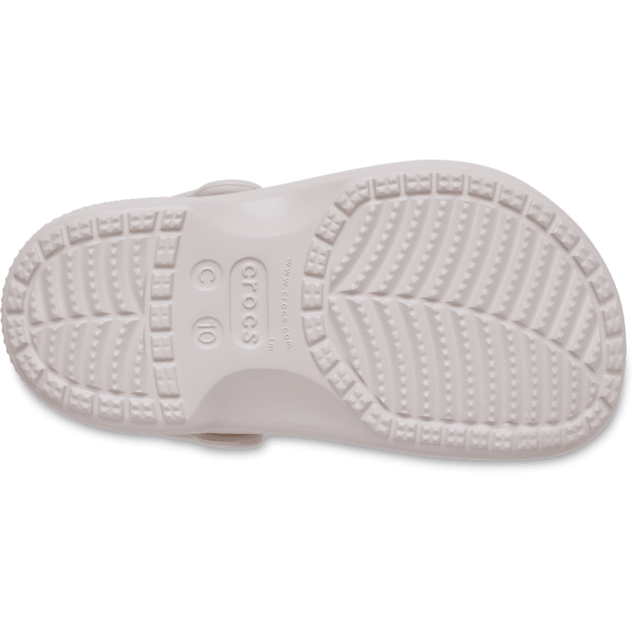 Barely Pink Toddler Baya Lined Clog - Bottom - Crocs